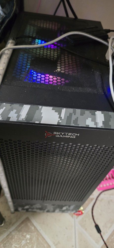 Skytech Gaming Ghost With Monitor,Keyboard