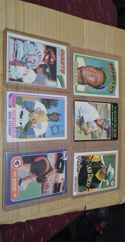 Vintage baseball cards