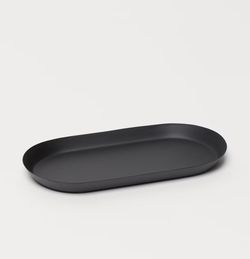 H&M Home Black Metal Trays $10 for 2 - D 5 x W 9 3/4 in. H 3/4 in.