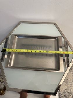 $15 per item. Miscellaneous stainless steel, silver plated in brass houseware.