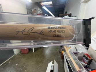 Mark Grace (Cubs) Autographed Bat