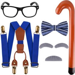 Old Man Grandpa Costume Kit Kids Halloween 100 Days School
