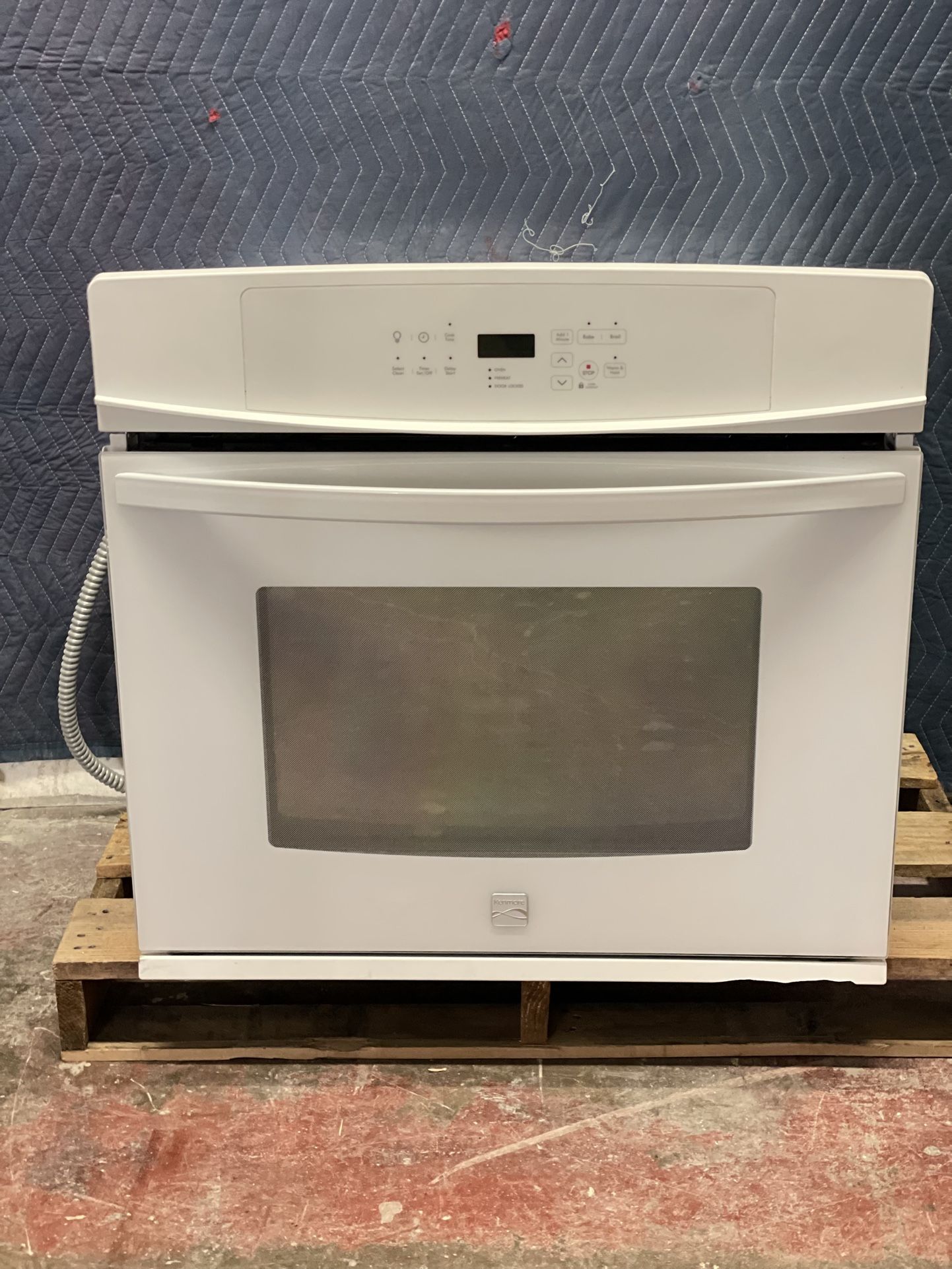 Kenmore 30” White Single Wall Oven