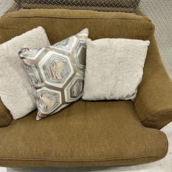 Small Brown Love Seat