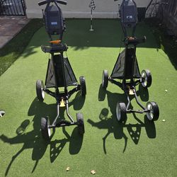 2  Sun Mountain push carts