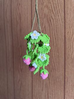 Crochet hanging plants