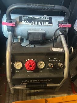 Husky 4.5 Gallon Quiet Air Compressor