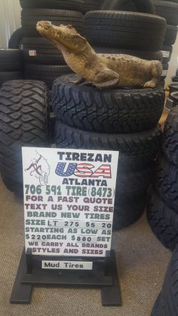 275 55 20 BRAND NEW TIRE TIRES $220 EACH $880 SET