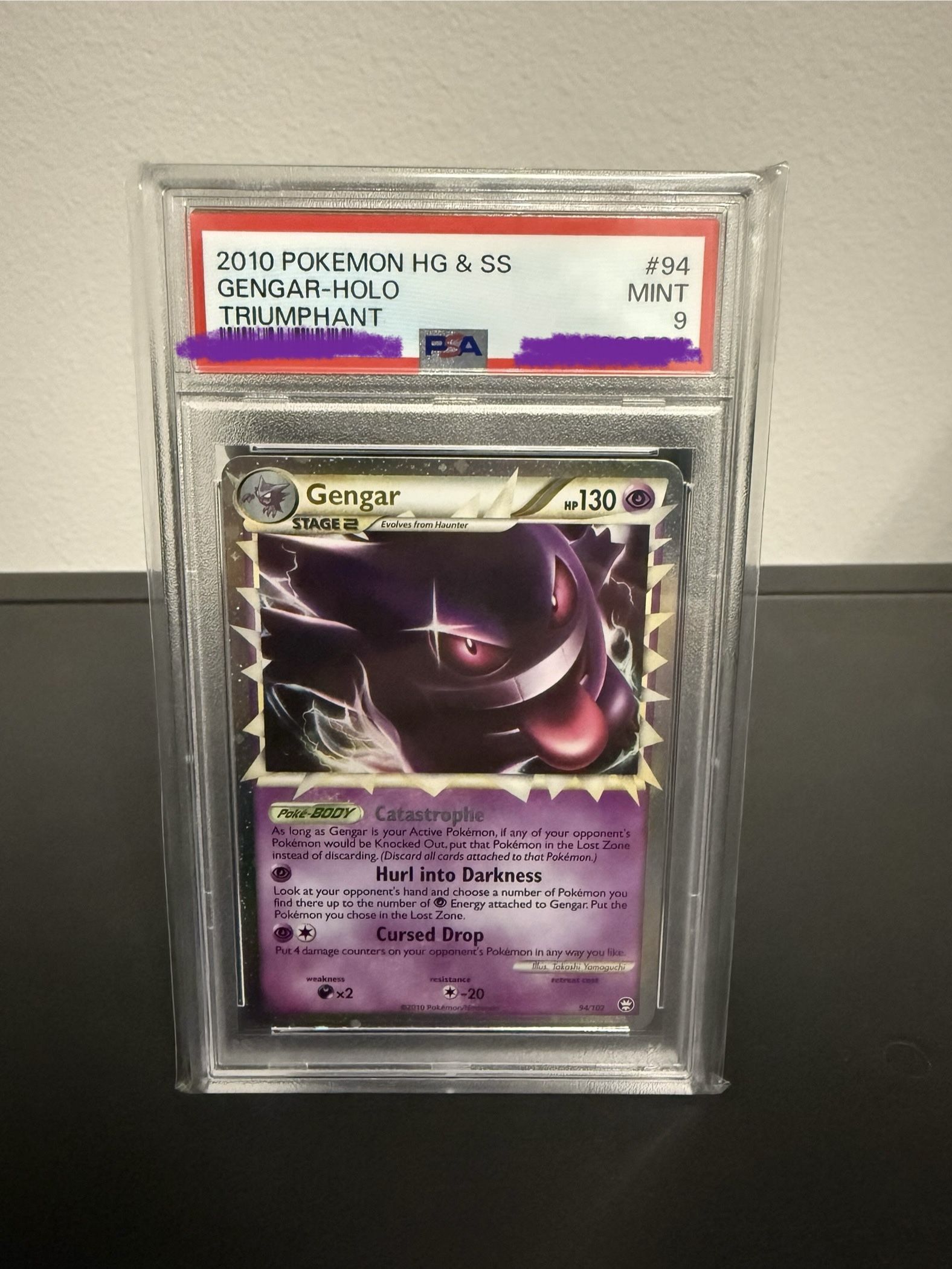 Gengar Prime Psa 9 Slab
