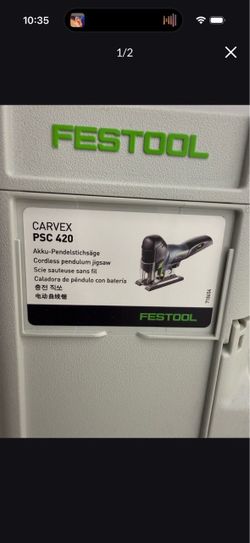 Festool Barrel-Grip Cordless Carvex Jigsaw
