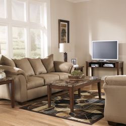 Coffee Table And End Tables Set