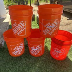 The Home Depot 5 Gal. Homer Bucket (5-Pack)