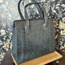 Mexican Crafts Leather Purse 
