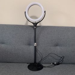 Desktop Ring Light with Stand and Phone Holder