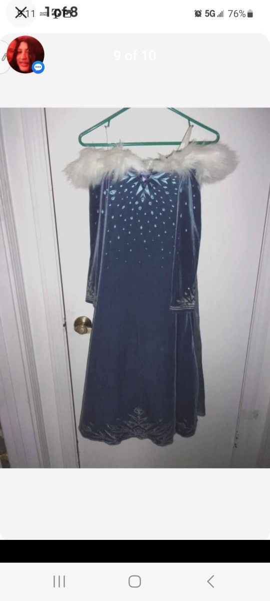 Frozen Disney DELUXE ELSA DRESS WARM
