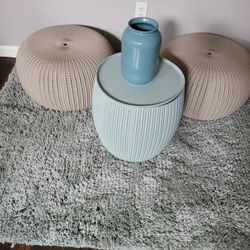 4pc Pouf Set