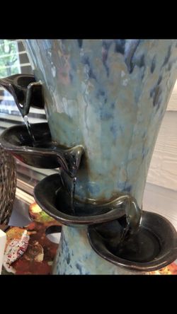 Fountain flower vase $60