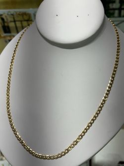 14K Solid Gold 26” Curb Link Chain 7.2g