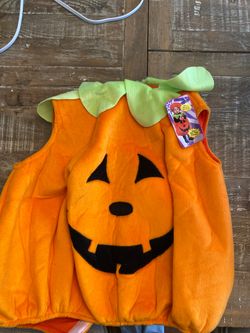 ONE SIZE HALLOWEEN COSTUME up to 24 months NEVER BEEN WORN with Tag on - MISSING HAT