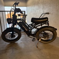 HAPPYRUN Bicicleta eléctrica estilo ciclomotor de 1500 W