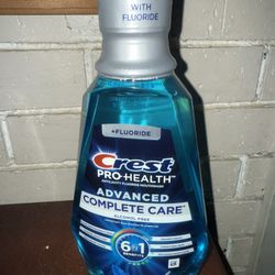 Lot 5 New Sealed Crest MouthWash -1L