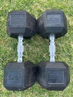 45 lbs dumbbells