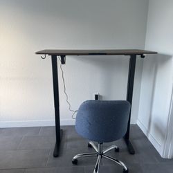 Electric Standing Desk And Chair