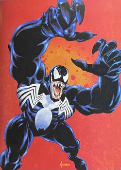 Various Marvel Comics Posters Black Panther Venom Silver Surfer Etc