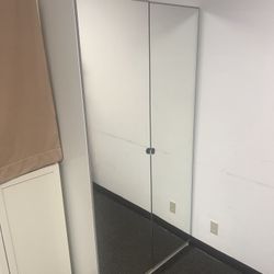 Ikea Pax Wardrobe/Desk w/Mirror Doors - 40"w*25"d*80"h