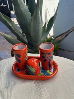 Mexican Hand Painted 4pcs Set