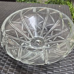 Vintage Lead Glass Bowl