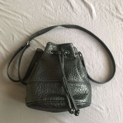 Black Leather Hand Bag