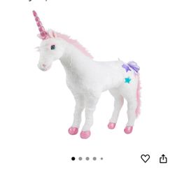 Melissa & Doug Giant Unicorn - Lifelike Stuffed Animal (over 2 feet tall)