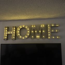 “HOME” Letters 