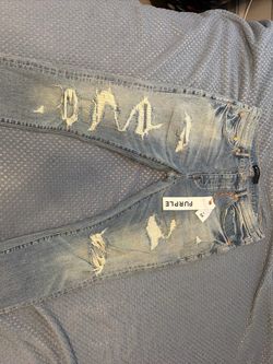 PURPLE JEANS SIZE 34