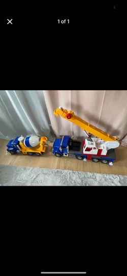 2 driven big trucks