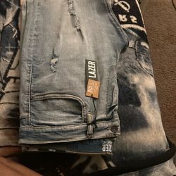 Lazer Light Blue Pants 