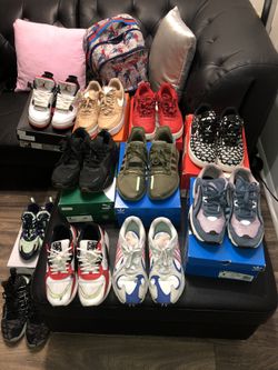 Sz 8-9 Nike Jordan, adidas pumas