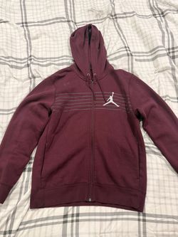 Jordan Jumpman Full-Zip Hoodie Burgundy