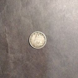 1963 Silver Canadian Dime