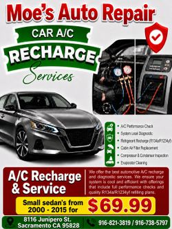 A/C Recharge and Parts