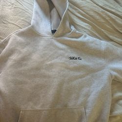 white fox grey hoodie