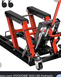 Motorcycle jack lift 1500lbs max capacity