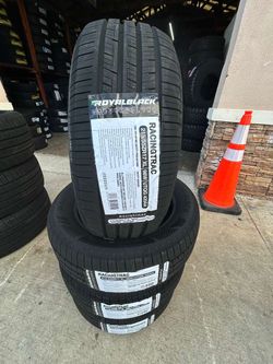 Set of four 2155517 Royal black tires with free Install & Balance 215-55-17