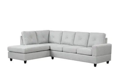 NEW Desmond Sectional In Light Gray $399