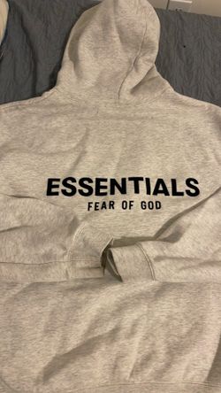 Light oat essential hoodie