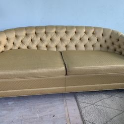 Rare Mid Century gold modern sofa 1966 vintage 