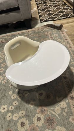 White upseat for baby to sit up