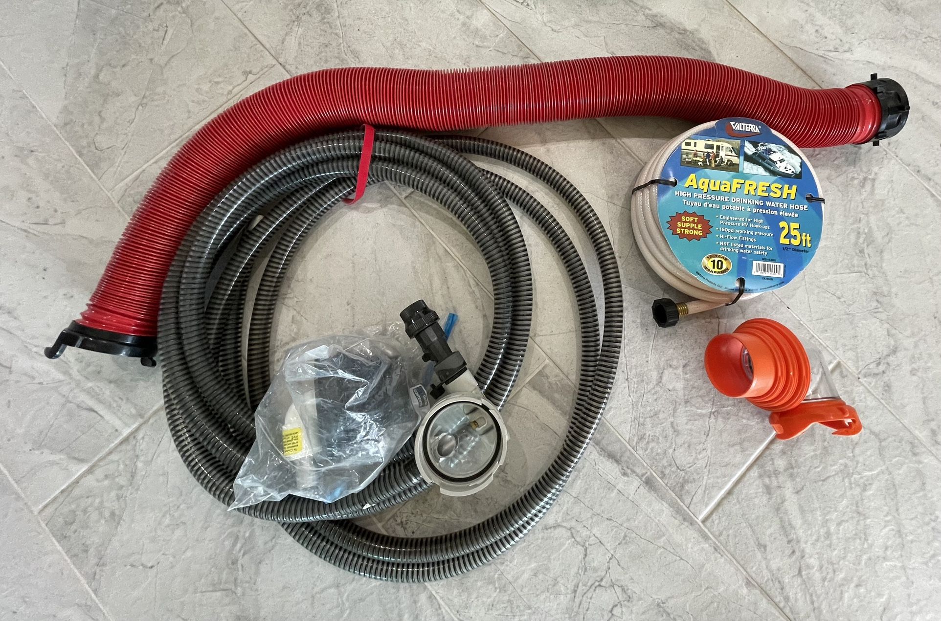 RV Kit - Sewer Solution Macerator With Extras