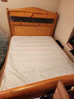 Solid Wood Queen Bed Frame And Dresser